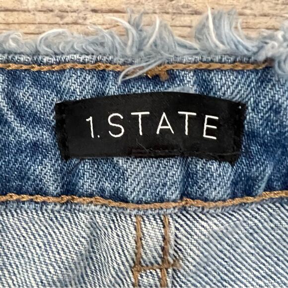 1. State light wash relaxed straight leg jeans size 31 B136 - Picture 3 of 4